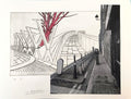 Original "Bridge" Etching/Collage
