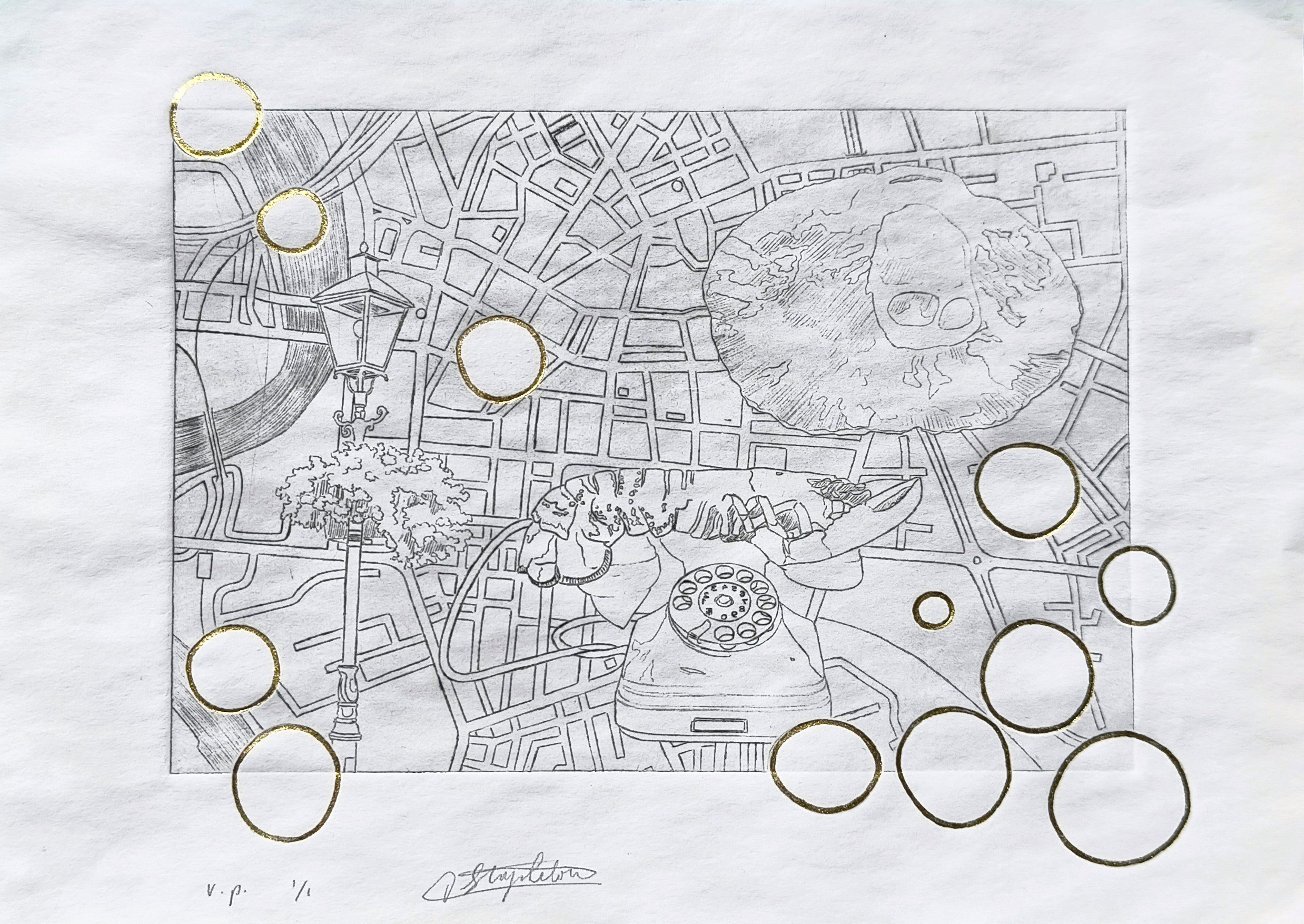 Original "Memory Map" Etching