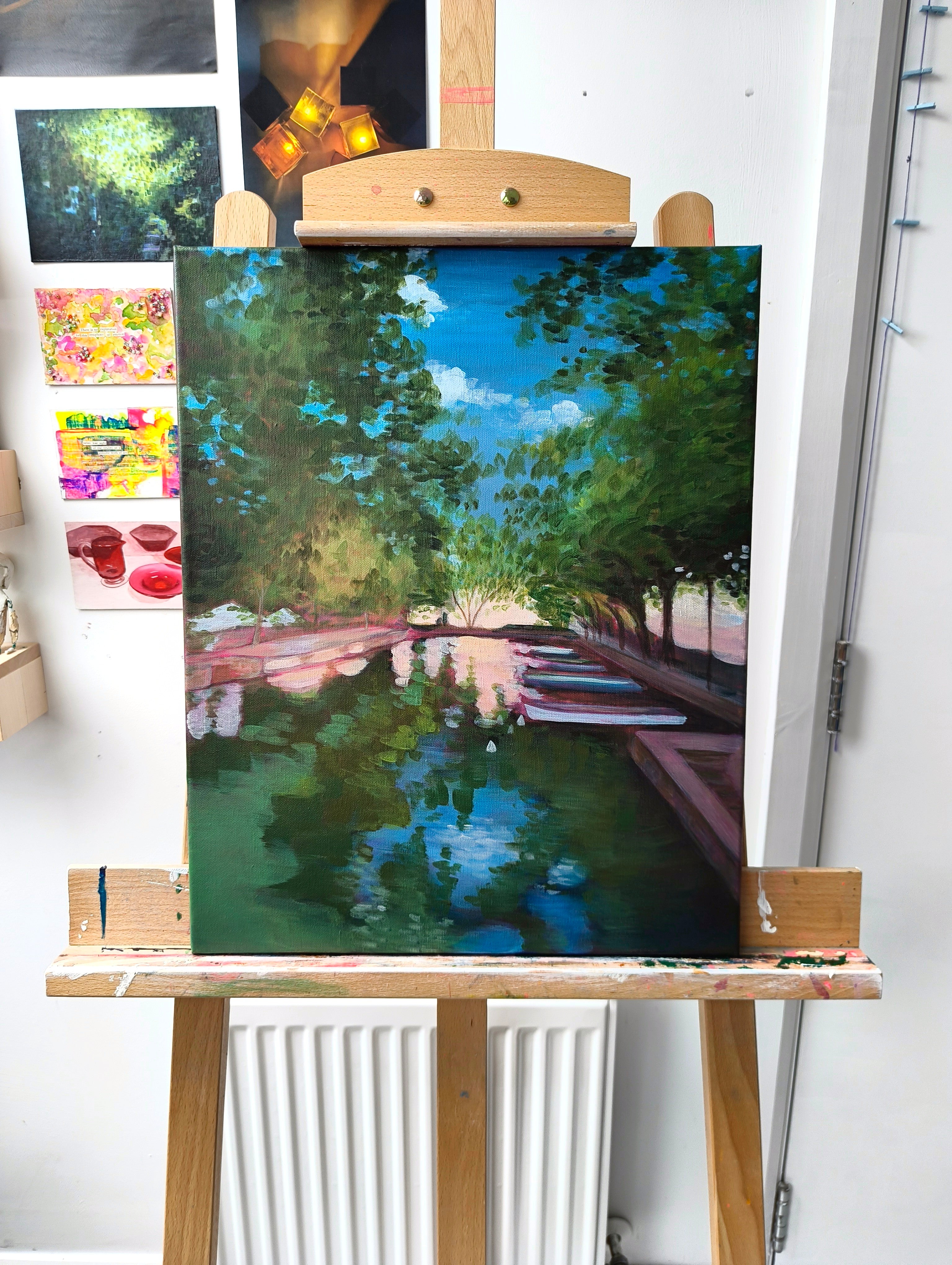 Original Lake Painting